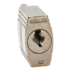 エルメス カデナ 南京錠 10個セット シルバー メタル レディース HERMES 【中古】