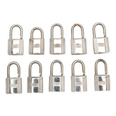 エルメス カデナ 南京錠 10個セット シルバー メタル レディース HERMES 【中古】