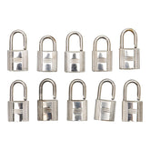 エルメス カデナ 南京錠 10個セット シルバー メタル レディース HERMES 【中古】