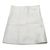 ボッテガヴェネタ スカート サイズ:38 ホワイト ポリエステル シルク レディース BOTTEGAVENETA 【中古】