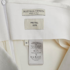 ボッテガヴェネタ スカート サイズ:38 ホワイト ポリエステル シルク レディース BOTTEGAVENETA 【中古】