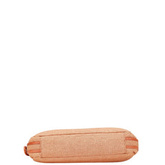 ハンティングワールド 斜め掛け ショルダーバッグ ピンク オレンジ キャンバス レザー レディース HUNTING WORLD 【中古】