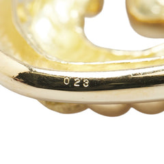 K18YG イエローゴールド ダイヤ0.23ct ペンダントトップ レディース 【中古】