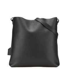 サンローラン 斜め掛け ショルダーバッグ ブラック レザー レディース SAINT LAURENT 【中古】