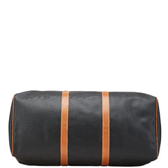 ロンシャン ボストンバッグ ショルダーバッグ 2WAY ブラック ブラウン PVC レザー レディース Longchamp 【中古】