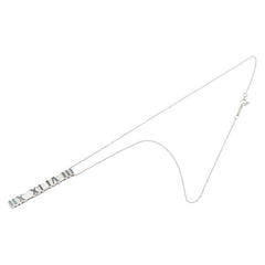 ティファニー アトラス バー ペンダントネックレス SV925 シルバー レディース TIFFANY&Co. 【中古】