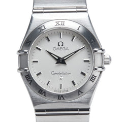 オメガ コンステレーション 腕時計 1572.30 クオーツ シルバー文字盤 ステンレススチール レディース OMEGA 【中古】