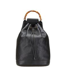 グッチ バンブー ショルダーバッグ ボディバッグ 003 2113 0037 ブラック レザー レディース GUCCI 【中古】