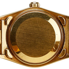 ロレックス デイトジャスト ボーイズ 腕時計 6827 自動巻き ゴールド文字盤 K18YG イエローゴールド メンズ ROLEX 【中古】