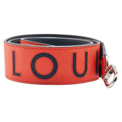 ルイ ヴィトン ロゴ ショルダーストラップ ボルケーノオレンジ シルバー金具 トリヨンレザー レディース LOUIS VUITTON 【中古】