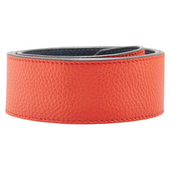 ルイ ヴィトン ロゴ ショルダーストラップ ボルケーノオレンジ シルバー金具 トリヨンレザー レディース LOUIS VUITTON 【中古】