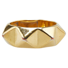 ヴァレンチノ ロックスタッズ リング 指輪 ゴールド メッキ レディース Valentino 【中古】