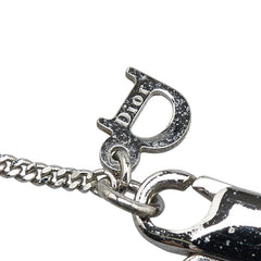 ディオール ロゴ 牙 モチーフ ブレスレット シルバー ターコイズブルー メタル レディース Dior 【中古】