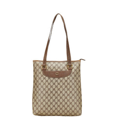 グッチ オールドグッチ GGスプリーム ハンドバッグ トートバッグ 002 39 6130 ベージュ ブラウン PVC レザー レディース GUCCI 【中古】