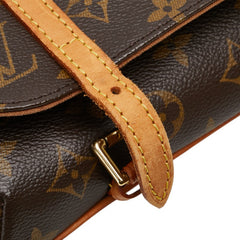 ルイ ヴィトン モノグラム ポシェット マレル ウエストバッグ ボディバッグ M51159 ブラウン PVC レザー レディース LOUIS VUITTON 【中古】