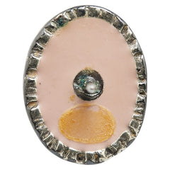 シャネル ココマーク オーバル ピアス シルバー ピンク メタル レディース CHANEL 【中古】