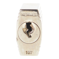 エルメス カデナ 南京錠 キー セット シルバー メタル レディース HERMES 【中古】