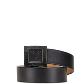 ルイ ヴィトン サンチュール スタンプ ベルト サイズ:90/36 M6896W ブラック レザー メンズ LOUIS VUITTON 【中古】