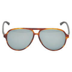 グッチ ティアドロップ サングラス GG0423S ブラウン プラスチック レディース GUCCI 【中古】