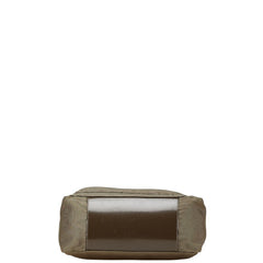 グッチ バンブー ハンドバッグ ショルダーバッグ 2WAY 000 2404 0509 ブラウン カーキ ナイロン レザー レディース GUCCI 【中古】