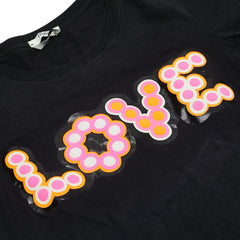 フェンディ LOVE 半袖Tシャツ サイズ:36 ブラック コットン レディース FENDI 【中古】