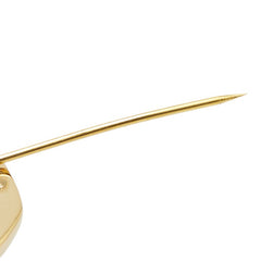 シャネル ココマーク オーバル サークル ブローチ ゴールド メッキ レディース CHANEL 【中古】