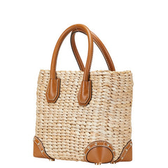 マイケルコース ハンドバッグ かごバッグ ショルダーバッグ 2WAY 30S8GMBM4W ベージュ ブラウン グリーン コーンハスク レディース Michael Kors 【中古】