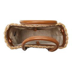 マイケルコース ハンドバッグ かごバッグ ショルダーバッグ 2WAY 30S8GMBM4W ベージュ ブラウン グリーン コーンハスク レディース Michael Kors 【中古】