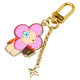 ルイ ヴィトン ヴィヴィエンヌ バッグチャーム キーホルダー ゴールド マルチカラー メッキ PVC レディース LOUIS VUITTON 【中古】