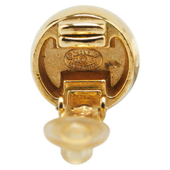 シャネル ロゴ イヤリング ゴールド メッキ レディース CHANEL 【中古】