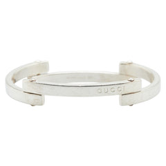 グッチ ロゴ ブレスレット SV925 シルバー レディース GUCCI 【中古】