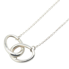 ティファニー ダブルループ ネックレス SV925 シルバー レディース TIFFANY&Co. 【中古】