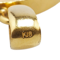 K24 ゴールド K18YG イエローゴールド 南アフリカ ナトゥーラ ライオン 1994 1/4オンスコイン 両面ガラス仕様 ペンダントトップ レディース 【中古】