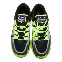 ヴァレンティノ ガラヴァーニ クライマーズ スニーカー サイズ:45 TTC20Y2 ブラック イエロー ナイロン メンズ VALENTINO 【中古】