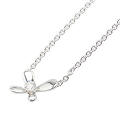 モーブッサン モワ ユメ トワ ネックレス K18WG ホワイトゴールド レディース MAUBOUSSIN 【中古】