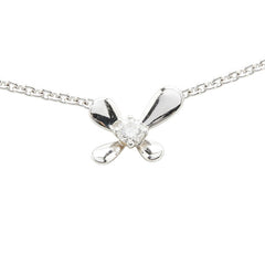 モーブッサン モワ ユメ トワ ネックレス K18WG ホワイトゴールド レディース MAUBOUSSIN 【中古】