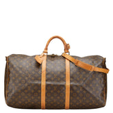 ルイ ヴィトン モノグラム キーポル バンドリエール 60 ボストンバッグ ショルダーバッグ 2WAY M41412 ブラウン PVC レザー レディース LOUIS VUITTON 【中古】