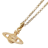 ヴィヴィアンウエストウッド ミニ バス レリーフ チェーン ペンダントネックレス ゴールド メッキ レディース Vivienne Westwood 【中古】