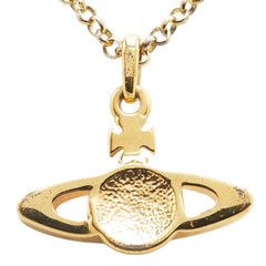 ヴィヴィアンウエストウッド ミニ バス レリーフ チェーン ペンダントネックレス ゴールド メッキ レディース Vivienne Westwood 【中古】