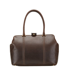 グッチ オールドグッチ ハンドバッグ 000 406 0162 ブラウン レザー メンズ GUCCI 【中古】