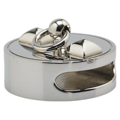 エルメス コリエドシアン スカーフリング シルバー メタル レディース HERMES 【中古】