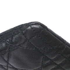 ディオール レディディオール カナージュ コインケース 小銭入れ ブラック レザー レディース Dior 【中古】