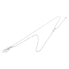 K18WG ホワイトゴールド ダイヤ1.00ct ペンダントネックレス レディース 【中古】