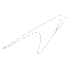 Pt900 プラチナ Pt850 プラチナ ダイヤ0.590ct プチ ネックレス レディース 【中古】