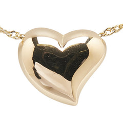 K18YG イエローゴールド ハート モチーフ ネックレス レディース 【中古】