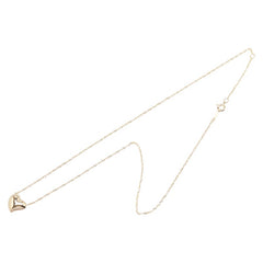 K18YG イエローゴールド ハート モチーフ ネックレス レディース 【中古】