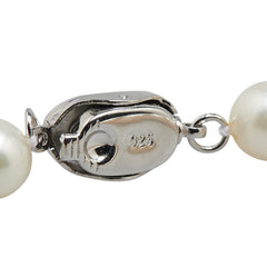Silver シルバー アコヤパール7~7.5mm ネックレス レディース 【中古】