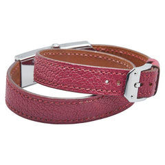 エルメス ケリー ドゥブルトゥール 腕時計 KT1.210 クオーツ ホワイト文字盤 ステンレススチール レザー レディース HERMES 【中古】