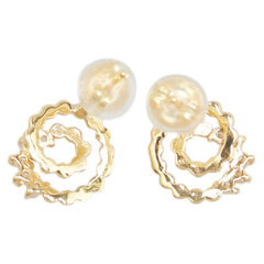 K18YG イエローゴールド ダイヤ ピアス レディース 【中古】