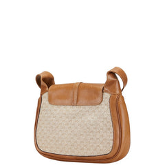 グッチ オールドグッチ ワンショルダーバッグ 50 001 3390 ベージュ ブラウン キャンバス レザー レディース GUCCI 【中古】